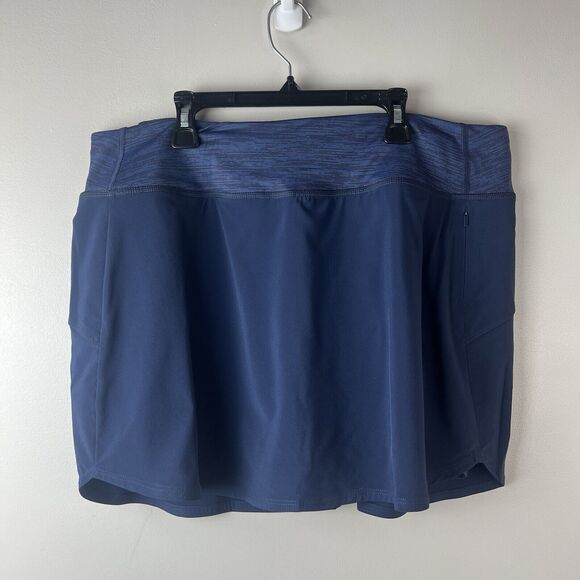 Outdoor Voices Hudson 4” Skort In Navy NWT Plus Size XXL - Picture 5 of 10